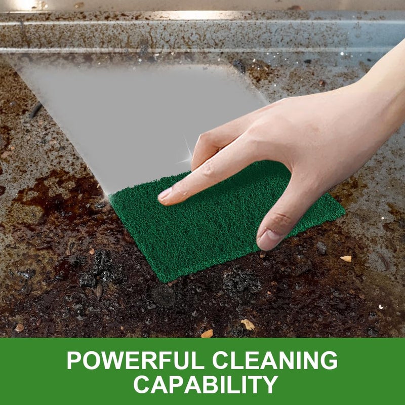 AIDEA Heavy Duty Scouring Pads  Dish Scrubber Pads for Household and Kitchen  Multipurpose Scour Pads for Cleaning  24 Pack  5.5in*3.5in - Image 4
